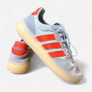 adidas Barreda Decode sneakers Clear Sky blue red and Core White, women's US 7